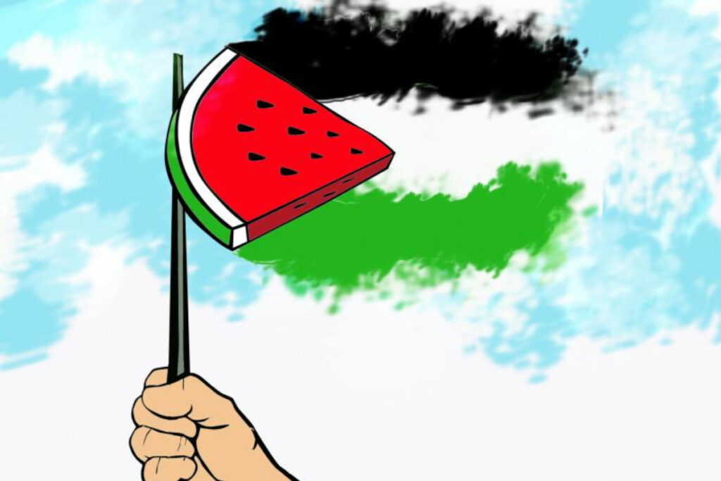 fakta semangka palestina