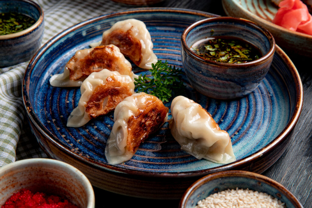 Gyoza daging sapi