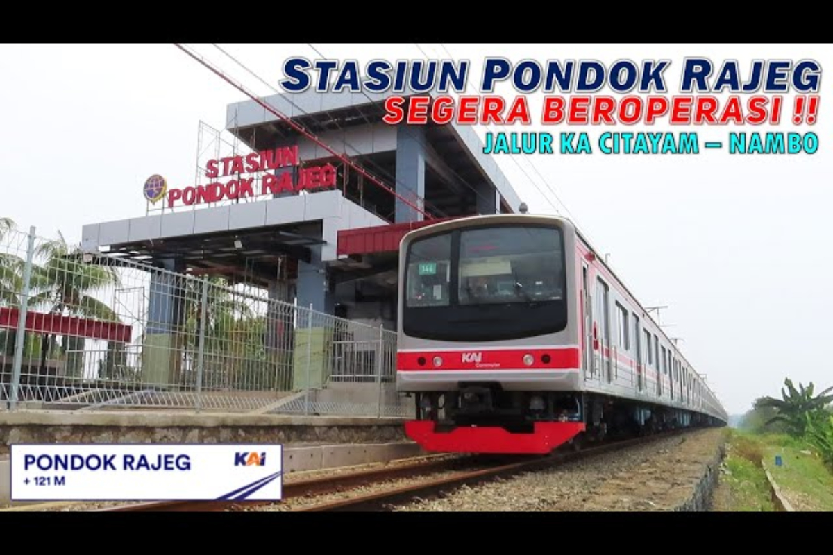 stasiun pondok rajeg beroperasi